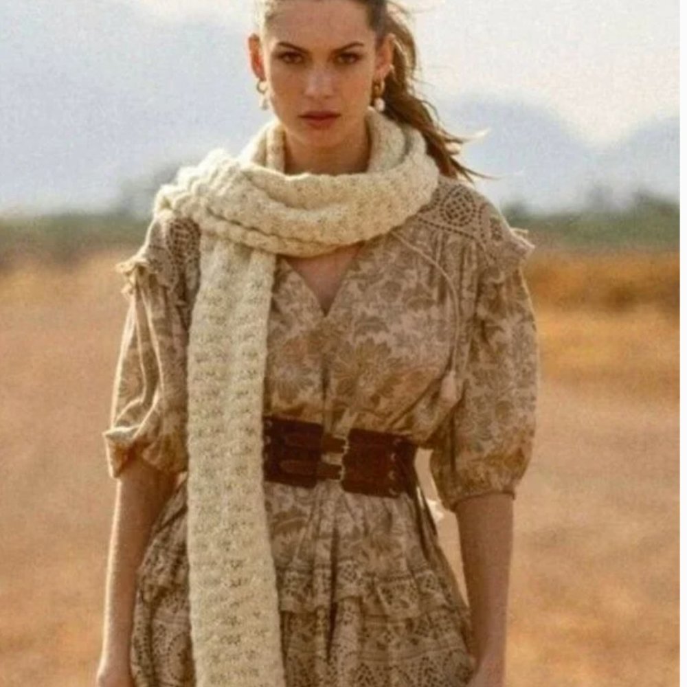 Spell and the Gypsy Kimba Scarf in Almond - like new